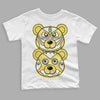 Jordan 11 Low 'Yellow Snakeskin' DopeSkill Toddler Kids T-shirt Leather Bear Graphic Streetwear - White