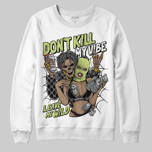 Jordan 11 “Inner Beast” DopeSkill Sweatshirt Don't Kill My Vibe Graphic Streetwear - White 