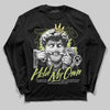 Jordan 4 GS “Light Lemon Twist” DopeSkill Long Sleeve T-Shirt In My Way Graphic Streetwear - black