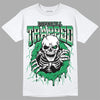 Jordan 2 Retro Lucky Green   DopeSkill T-Shirt Trapped Halloween Graphic Streetwear - White 