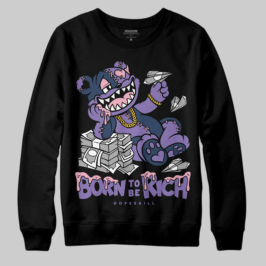 Jordan 11 "Mojave" DopeSkill Sweatshirt Born To Be Rich Graphic Streetwear - Black