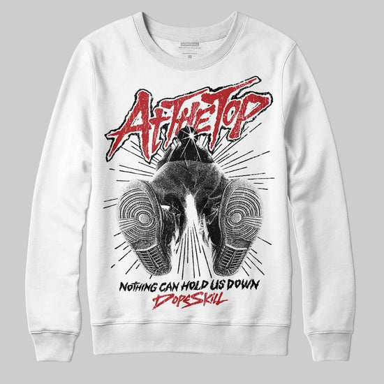  Black and White Sneakers DopeSkill Sweatshirt Nothing Can Hold US Down Graphic Streetwear - White 