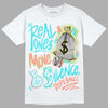 New Balance 9060 “Cyan Burst” DopeSkill T-Shirt Real Ones Move In Silence Graphic Streetwear - White