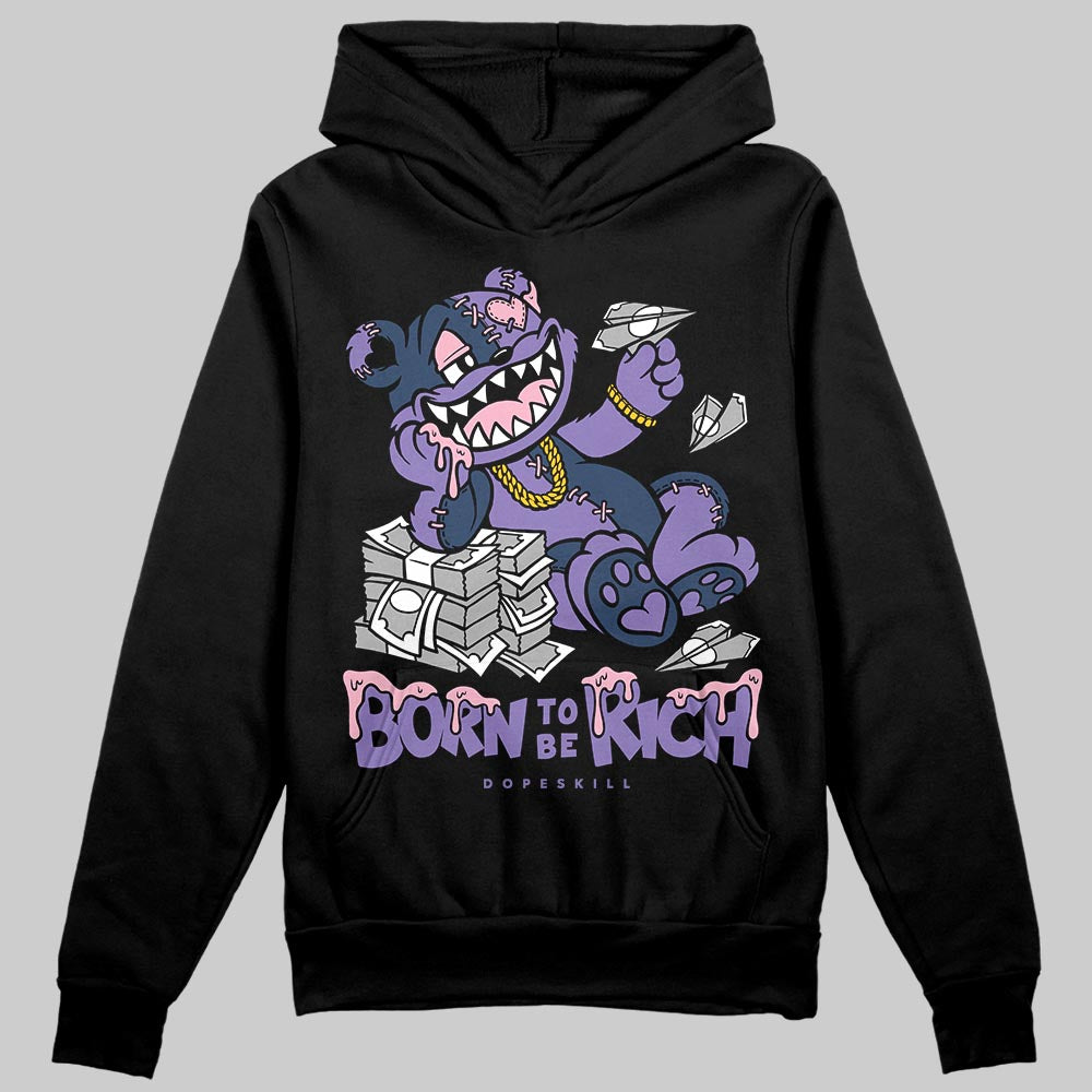 Jordan 11 "Mojave" DopeSkill Hoodie Sweatshirt Born To Be Rich Graphic Streetwear - Black