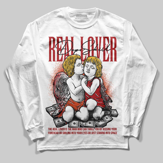 Nigel Sylvester x Air Jordan 4 ‘Brick by Brick’ DopeSkill Long Sleeve T-Shirt Real Lover Graphic Streetwear - White