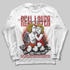Nigel Sylvester x Air Jordan 4 ‘Brick by Brick’ DopeSkill Long Sleeve T-Shirt Real Lover Graphic Streetwear - White
