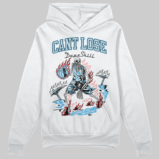Jordan 11 Retro Legend Blue DopeSkill Hoodie Sweatshirt Cant Lose Graphic Streetwear - White