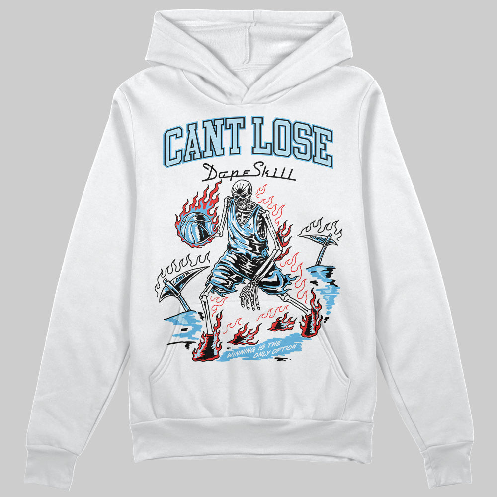 Jordan 11 Retro Legend Blue DopeSkill Hoodie Sweatshirt Cant Lose Graphic Streetwear - White