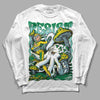 Jordan 5 “Lucky Green” DopeSkill Long Sleeve T-Shirt Resist Graphic Streetwear - White