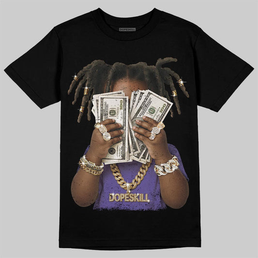 Jordan 6 "Aqua" DopeSkill T-Shirt Rich Youth Graphic Streetwear - Black