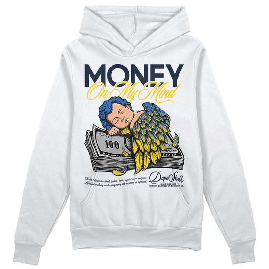 Dunk Low Vintage “Michigan” DopeSkill Hoodie Sweatshirt MOMM Graphic Streetwear - WHite