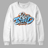 Dunk Low Futura University Blue DopeSkill Sweatshirt Rare Breed Type Graphic Streetwear - White