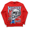 Jordan 11 Retro Cherry DopeSkill Varsity Red Long Sleeve T-Shirt  Mystery Ghostly Grasp Graphic Streetwear