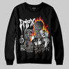 Jordan 4 Retro Cave Stone DopeSkill Sweatshirt Drip'n Never Tripp'n Graphic Streetwear - Black