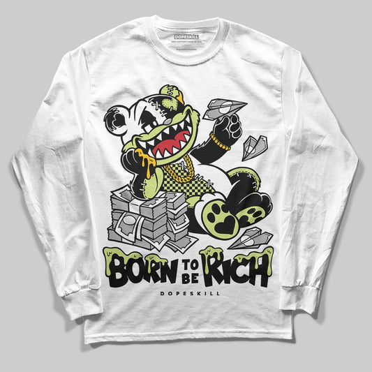 Jordan 11 “Inner Beast” DopeSkill Long Sleeve T-Shirt Born To Be Rich Graphic Streetwear - White 