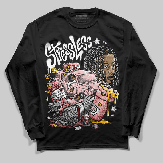 Jordan 3 Retro Valentine's Day Treat Yourself (2025) DopeSkill Long Sleeve T-Shirt Stressless Graphic Streetwear - Black