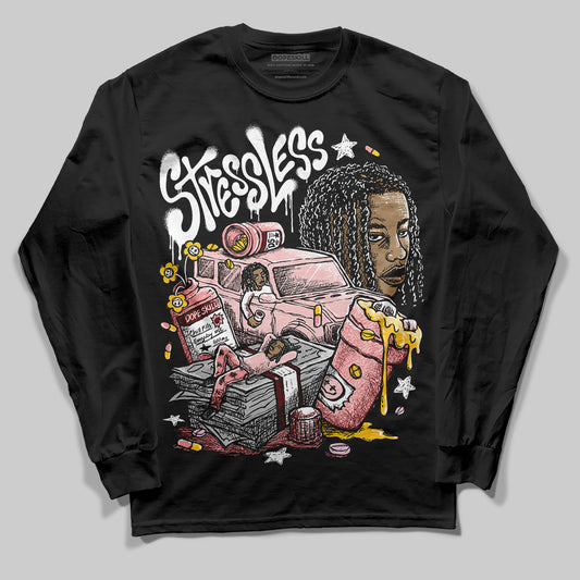 Jordan 3 Retro Valentine's Day Treat Yourself (2025) DopeSkill Long Sleeve T-Shirt Stressless Graphic Streetwear - Black
