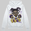 PURPLE Sneakers DopeSkill Hoodie Two Sides Graphic Streetwear - White