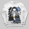 Awake NY x Jordan 5 Retro 'Black Racer Blue' DopeSkill Long Sleeve T-Shirt NPC Graphic Streetwear - White 