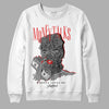 Jordan Spizike Low Bred DopeSkill Sweatshirt Money  Talks Graphic Streetwear - White 