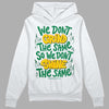 Green Sneakers DopeSkill Hoodie Sweatshirt Grind Shine Graphic Streetwear - White 