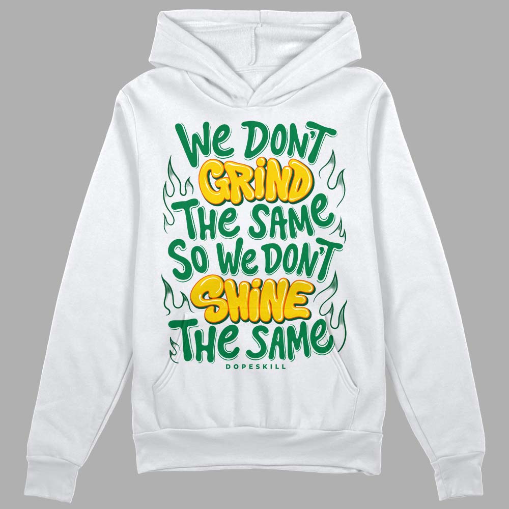 Green Sneakers DopeSkill Hoodie Sweatshirt Grind Shine Graphic Streetwear - White 