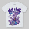 PURPLE Sneakers DopeSkill Toddler Kids T-shirt Slow Life Graphic Streetwear - White