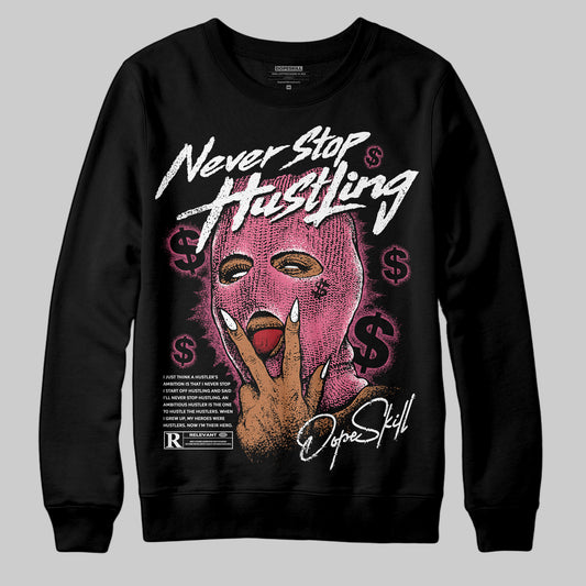 Diesel Pink S - Serendipity Pro-X1 Trainers DopeSkill Sweatshirt Never Stop Hustling Graphic Streetwear - Black