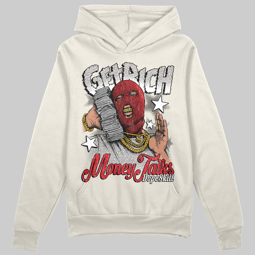 Jordan 1 Retro High OG “Sail” DopeSkill Hoodie Sweatshirt Get Rich Graphic Streetwear