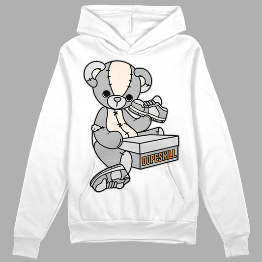 Dunk Low Cool Grey DopeSkill Hoodie Sweatshirt Sneakerhead BEAR Graphic Streetwear - White