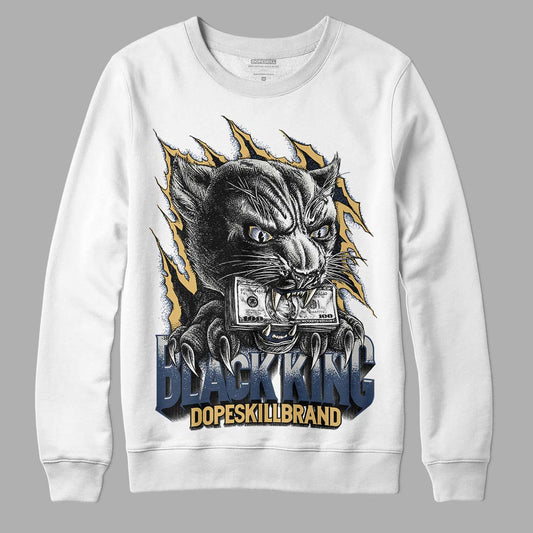 A Ma Maniere x Jordan 5 Dawn “Photon Dust” DopeSkill Sweatshirt Black King Graphic Streetwear - White