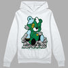 Jordan 5 “Lucky Green”  DopeSkill Hoodie Sweatshirt MOMM Bear Graphic Streetwear - White 