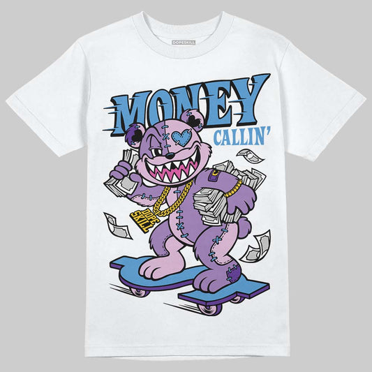 PURPLE Sneakers DopeSkill T-Shirt Money Callin' Graphic Streetwear - White
