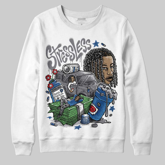 Jordan 9 Retro 'Flint Grey' 2026 DopeSkill Sweatshirt Stressless Graphic Streetwear - White