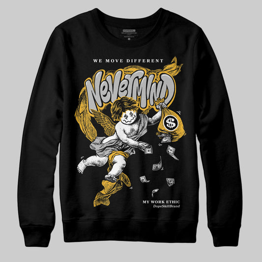 Jordan 5 'Tokyo' DopeSkill Sweatshirt Nevermind Graphic Streetwear - Black
