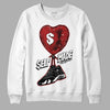 Jordan 14 "Black/White" DopeSkill Sweatshirt Self Made Graphic Streetwear - White