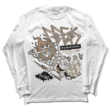 Jordan 5 SE “Sail” DopeSkill Long Sleeve T-Shirt Break Through Graphic Streetwear - White