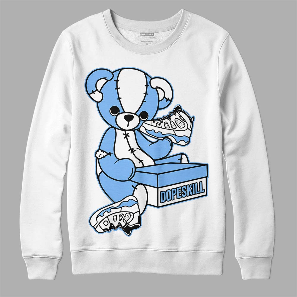 Jordan 9 Powder Blue DopeSkill Sweatshirt Sneakerhead BEAR Graphic Streetwear - White