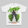Neon Green Oversize Print Nothing Can Hold US Down DopeSkill Graphic Premium T-shirt Streetwear - White