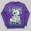 Jordan 5 OG “Grape” DopeSkill Long Sleeve T-Shirt Love Sick Graphic Streetwear - Purple