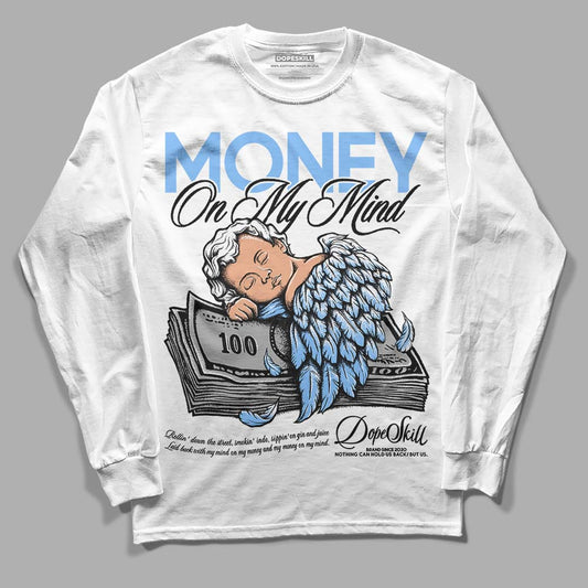 Jordan 9 Powder Blue DopeSkill Long Sleeve T-Shirt MOMM Graphic Streetwear - White 