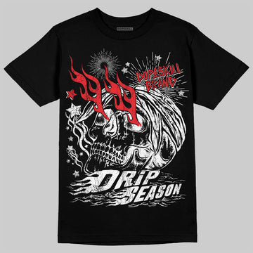 Black and White Sneakers DopeSkill T-Shirt Drip Season Graphic Streetwear - Black