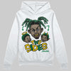 Green Sneakers DopeSkill Hoodie Two Sides Graphic Streetwear - White