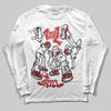 Jordan 1 Low OG "Chicago" DopeSkill Long Sleeve T-Shirt Real Y2K Players Graphic Streetwear - White