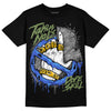 Jordan 13 Retro Black Hyper Royal DopeSkill T-Shirt Takin No L's Graphic Streetwear - Black 