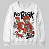 Nigel Sylvester x Air Jordan 4 ‘Brick by Brick’ DopeSkill Sweatshirt No Risk No Story Graphic Streetwear - White