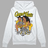 Jordan 4 Retro “Vivid Sulfur” DopeSkill Hoodie Sweatshirt Queen Of Hustle Graphic Streetwear - White 