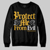Jordan 5 'Tokyo' DopeSkill Sweatshirt Protect Me From Evil Graphic Streetwear - Black
