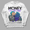 Jordan 6 "Aqua" DopeSkill Long Sleeve T-Shirt MOMM Graphic Streetwear - White