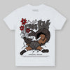 Jordan 4 Retro Cave Stone DopeSkill Toddler Kids T-shirt No Fake Love Graphic Streetwear - White